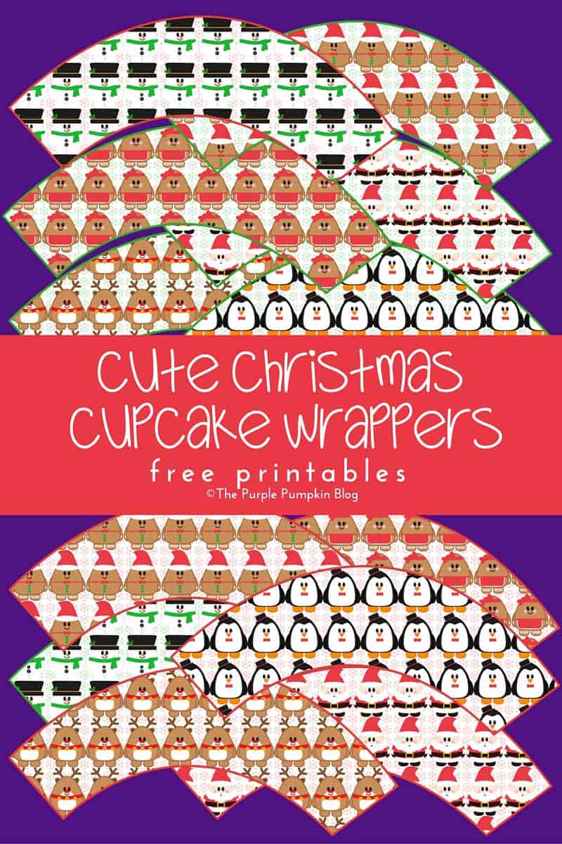 Free Printables! Cute Christmas Cupcake Wrappers + loads more great printables on this blog.