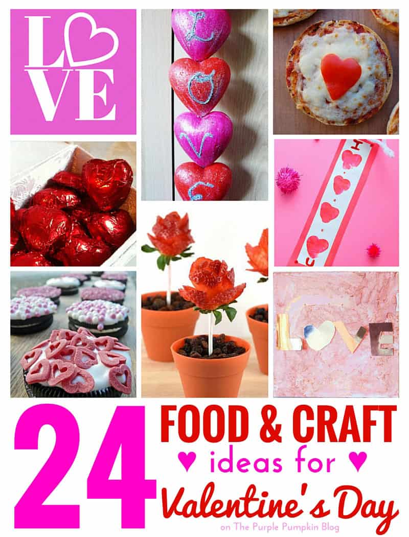 24 Food & Craft Ideas for Valentine's Day