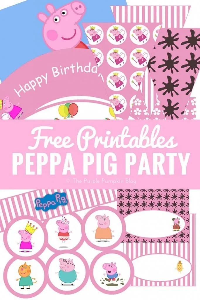 Peppa Pig Party Printables + Fun Party Ideas