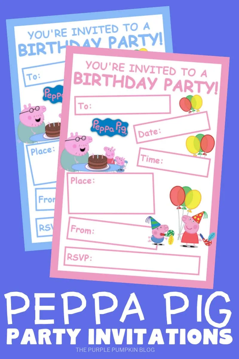 Peppa Pig Party Printables + Fun Party Ideas