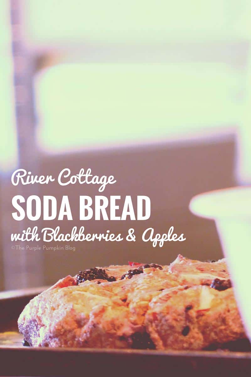 River Cottage Soda Bread with Blackberries + Apple