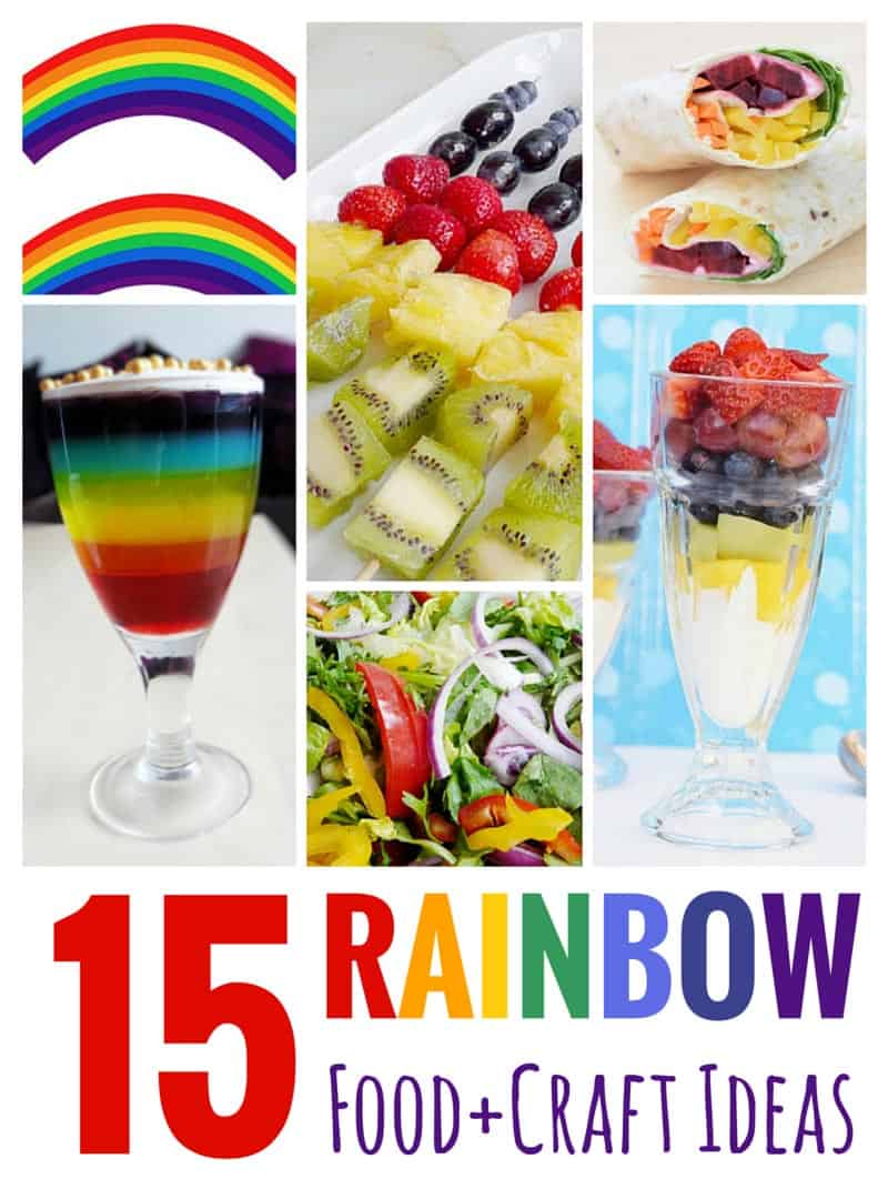15 Rainbow Food + Craft Ideas