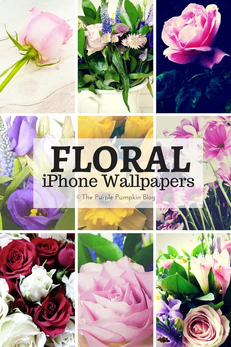 Floral iPhone Wallpapers - free to download, and great to use for Spring, Summer, Mother's Day, and Easter.