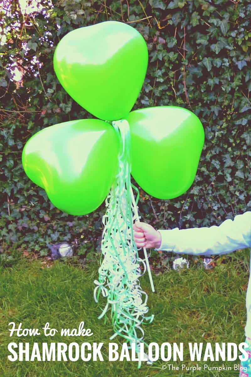 How To Make Shamrock Balloon Wands