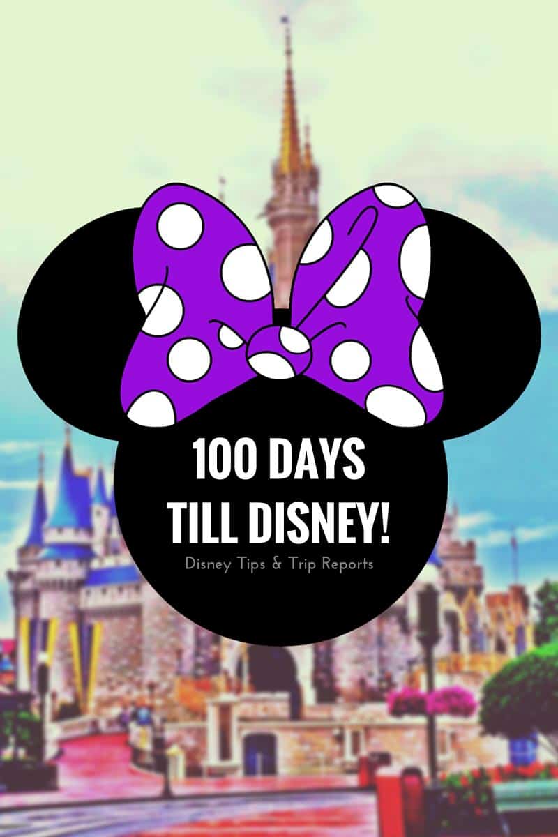 100 Days Till Disney - Planning for a Walt Disney World Vacation
