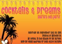 Cocktails & Dreams Party Invitation