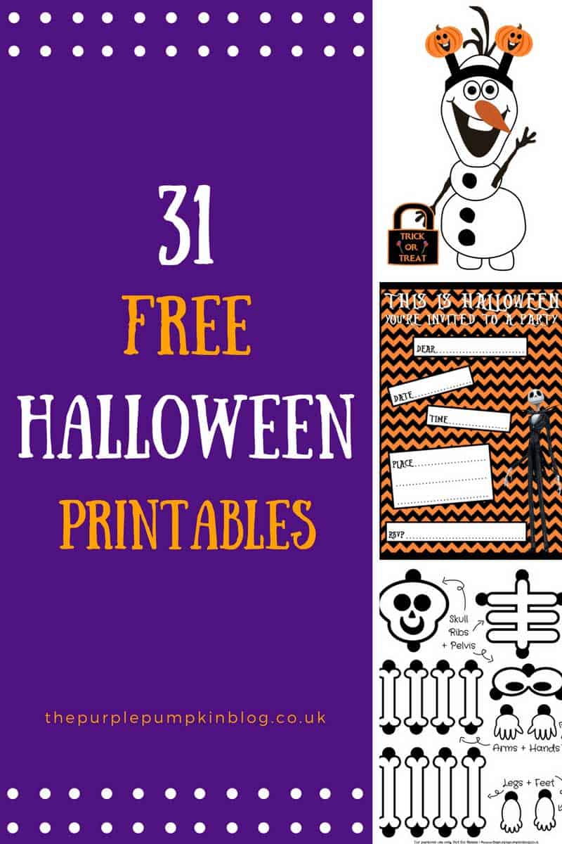 31 Free Halloween Printables