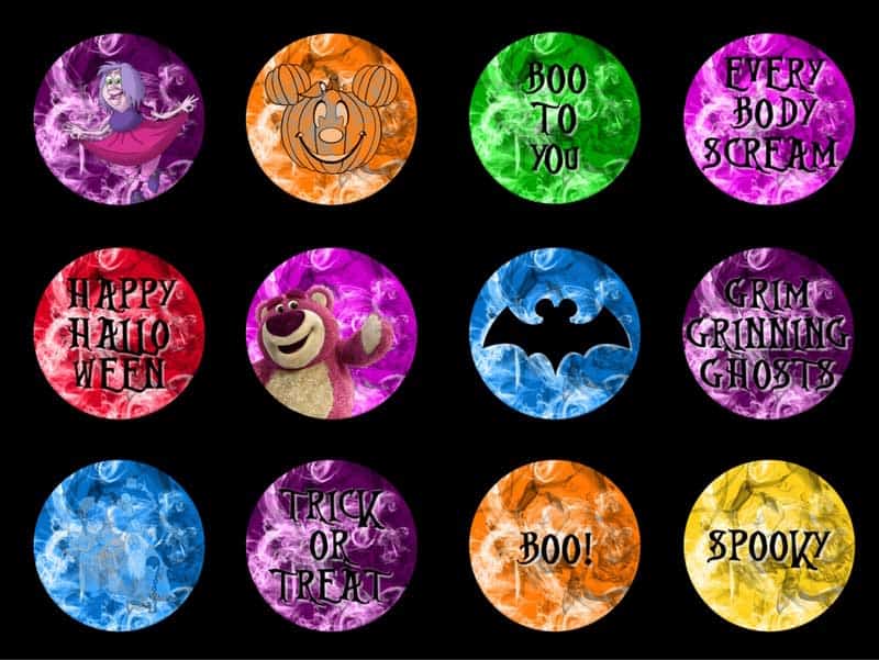 Disney Villains Cupcake Toppers - Free Printables + TONS of FREE Halloween Printables on this website. MUST PIN THIS!