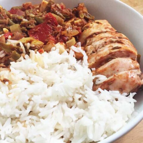 Chicken Curry Tray Bake - Slimming World Extra Easy