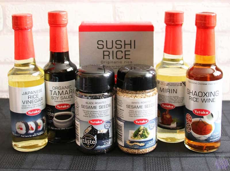 Yutaka products to make sushi at home