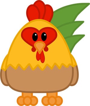 Build a Rooster Printable