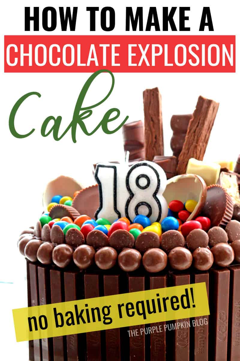 Chocolate explosion cake - no baking required
