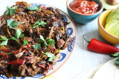 Beef Fajitas in the Slow Cooker