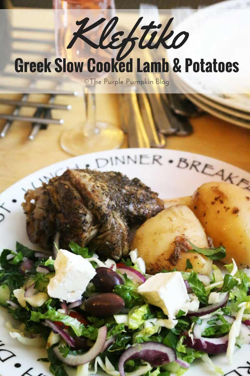 Kleftiko - Greek Slow Cooked Lamb & Potatoes. A traditional Greek-Cypriot dish, that can be cooked in the slow cooker / Crock Pot. Perfect served with a Greek Salad and some bread to mop up the gravy.