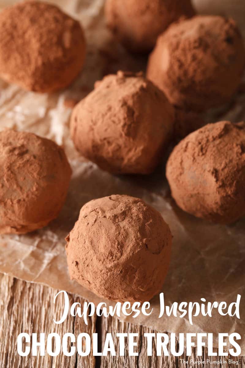 Japanese Inspired Chocolate Truffles. The fillings might be a little unusual, but give them a try - you might be pleasantly surprised at how good these chocolates are! They make a great handmade gift for a foodie too!
