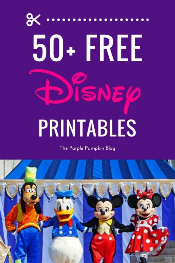 Free Disney Printables - Download &amp; Print at Home!