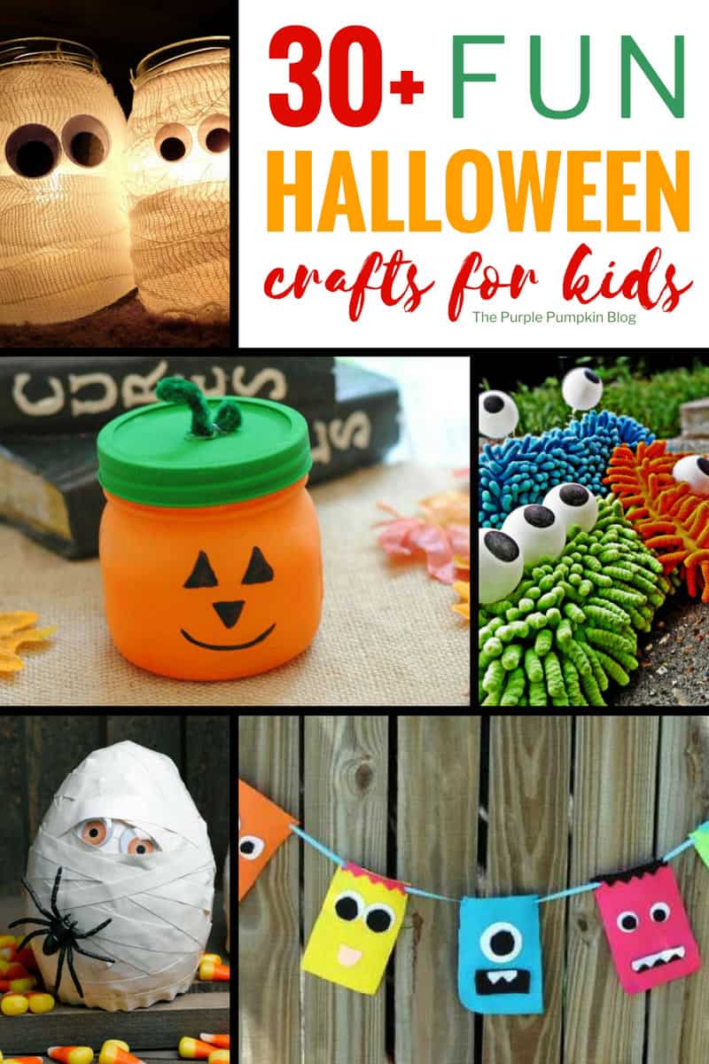 This is a awesome roundup of 30+ Fun Halloween Crafts for Kids including stone painting, monster making, Halloween garlands, spooky lanterns, no carve pumpkins and lots more! Adult supervision may be required for some of the crafts, depending on the age of your child and chosen craft. Whichever project you decide to do, there is plenty of spooky fun crafts for kids of all ages here!