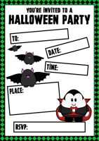 Cute Halloween Party Invitations