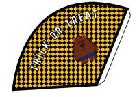 Free Printable Cute Halloween Popcorn Cones