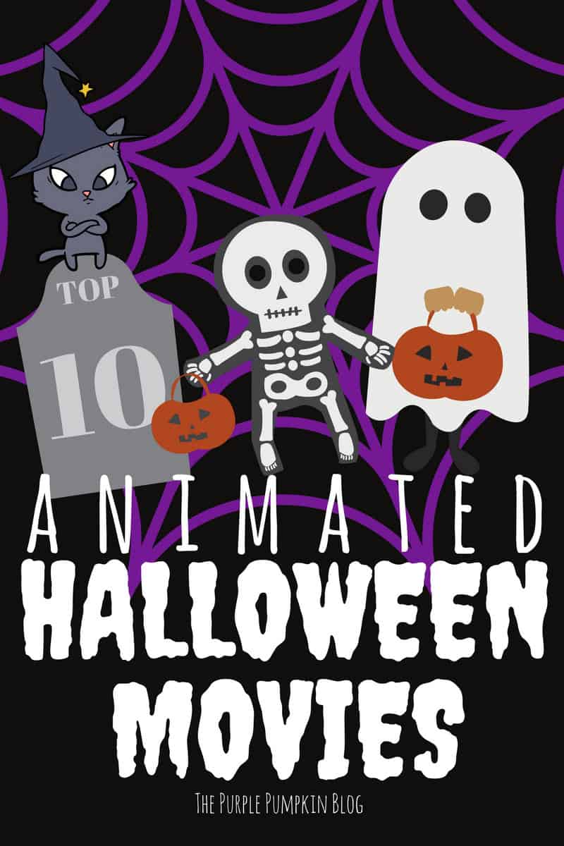 Top 10 Animated Halloween Movies - some not-so-scary movies for kids (and fraidy-cat adults!)