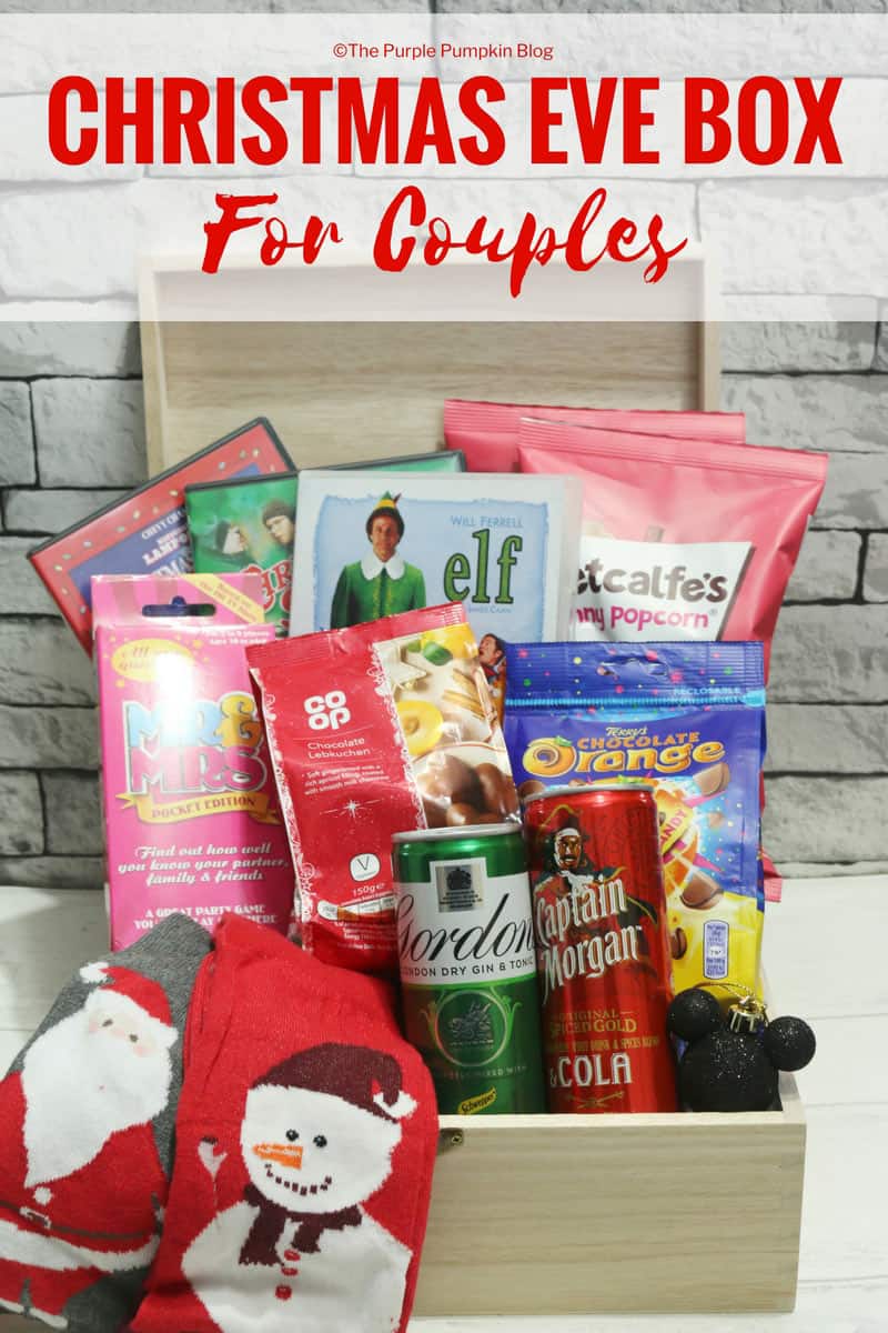 Christmas Eve boxes are growing in popularity - especially for kids, but what about one for the grown ups? Check out this Christmas Eve Box for Couples with lots of fun ideas to put inside!