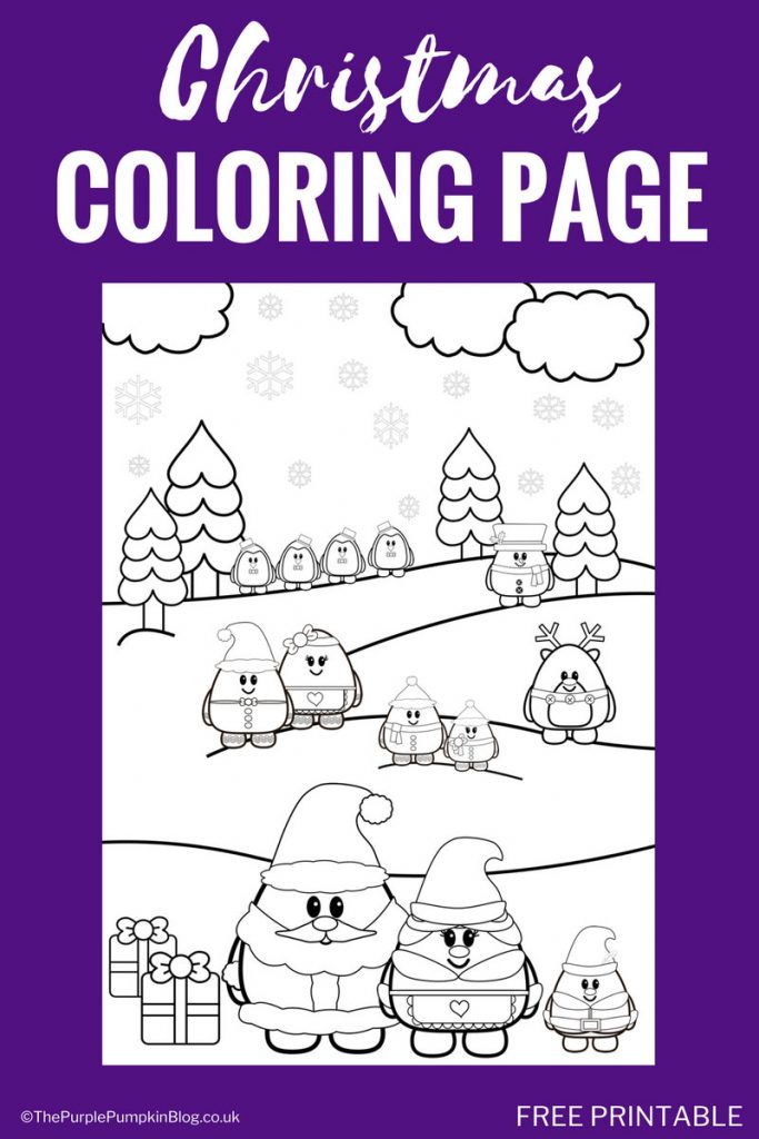 Free Printable Christmas Coloring Page
