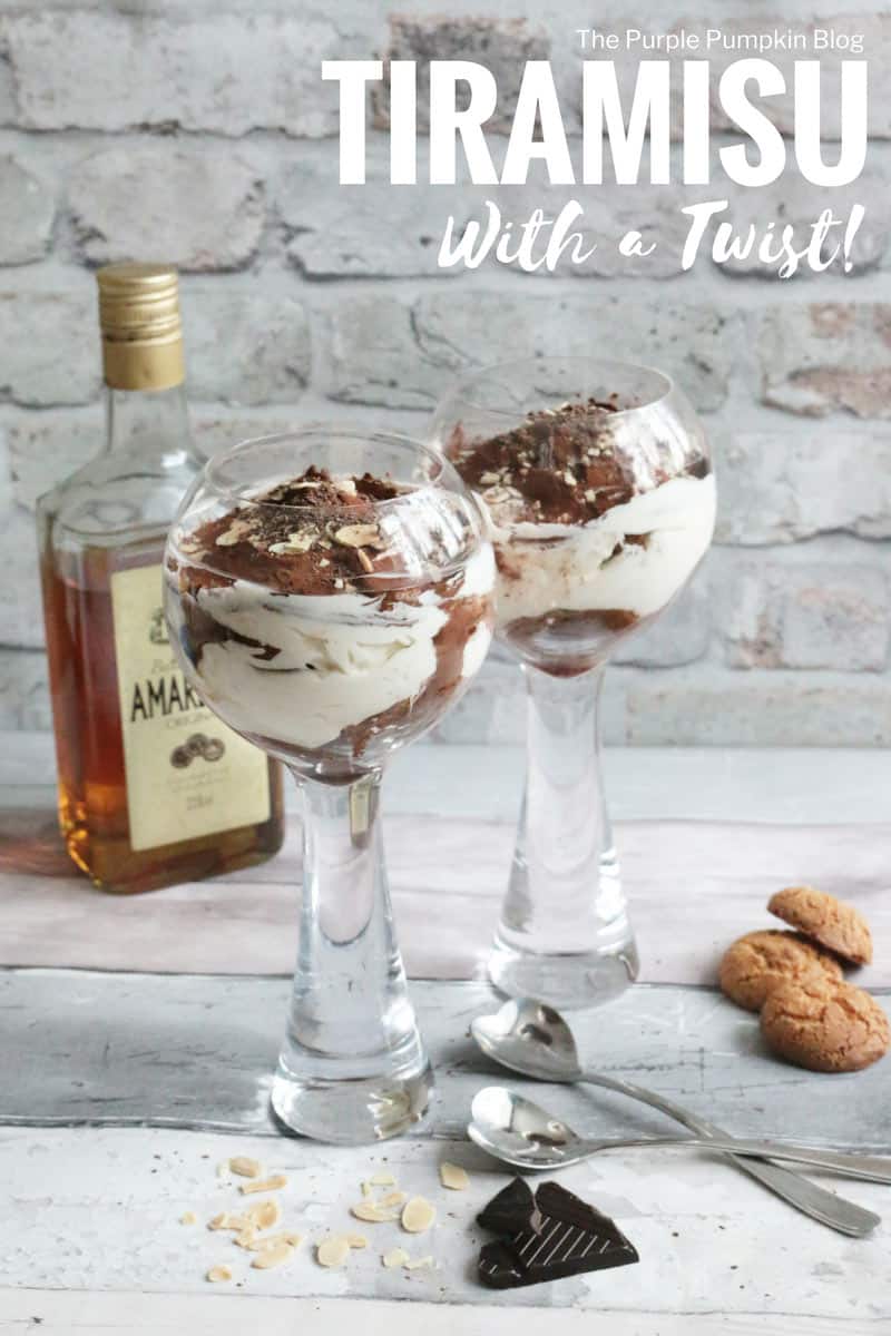 Tiramisu - with a twist! This recipe is a delicious twist on an original tiramisu, perfect for dinner parties as it is made in individual portions. I don't think there is an easier dessert to make than this Italian classic!
