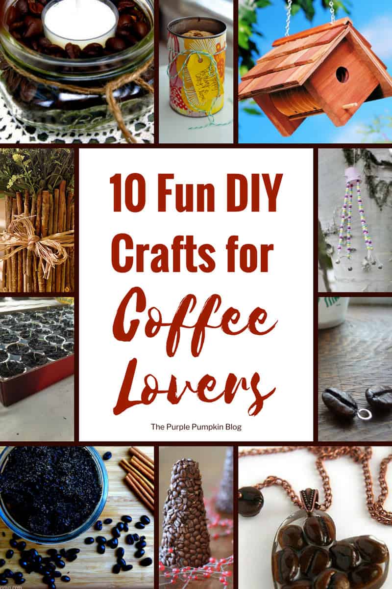 10 Fun DIY Crafts for Coffee Lovers / Don’t throw out those K-Cups quite yet. Don’t toss those old beans. Love crafts? And Coffee? Why not mix them both? You’d be surprised at the things people have come up with. I rounded up 10 fun crafts for coffee lovers who want to make something out of what other people would dispose of.
