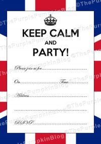 Post-Royal Wedding Printables! Free British/Royal Party Printables!
