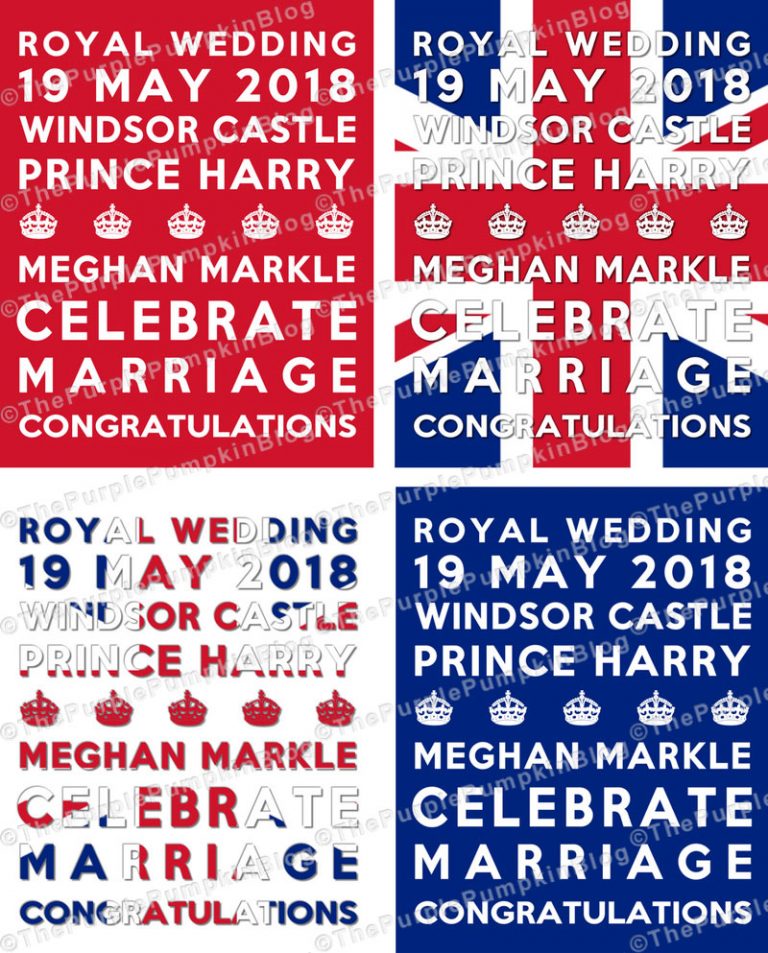 Post-Royal Wedding Printables! Free British/Royal Party Printables!