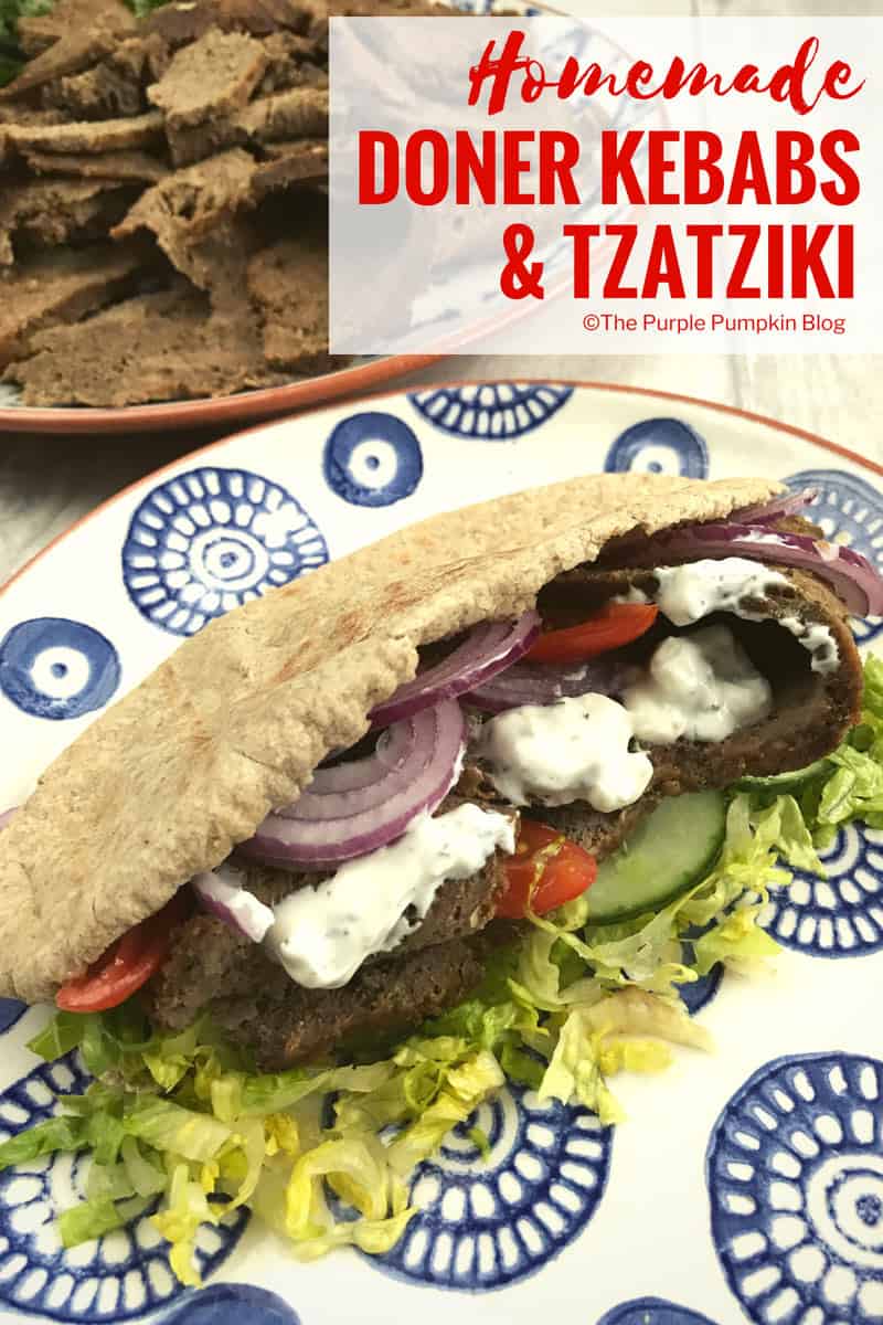 Homemade Doner Kebabs & Tzatziki. This recipe for homemade Doner Kebabs is really easy to make, and for the same price of maybe one doner from a kebab van or shop, you can make enough for the whole family!