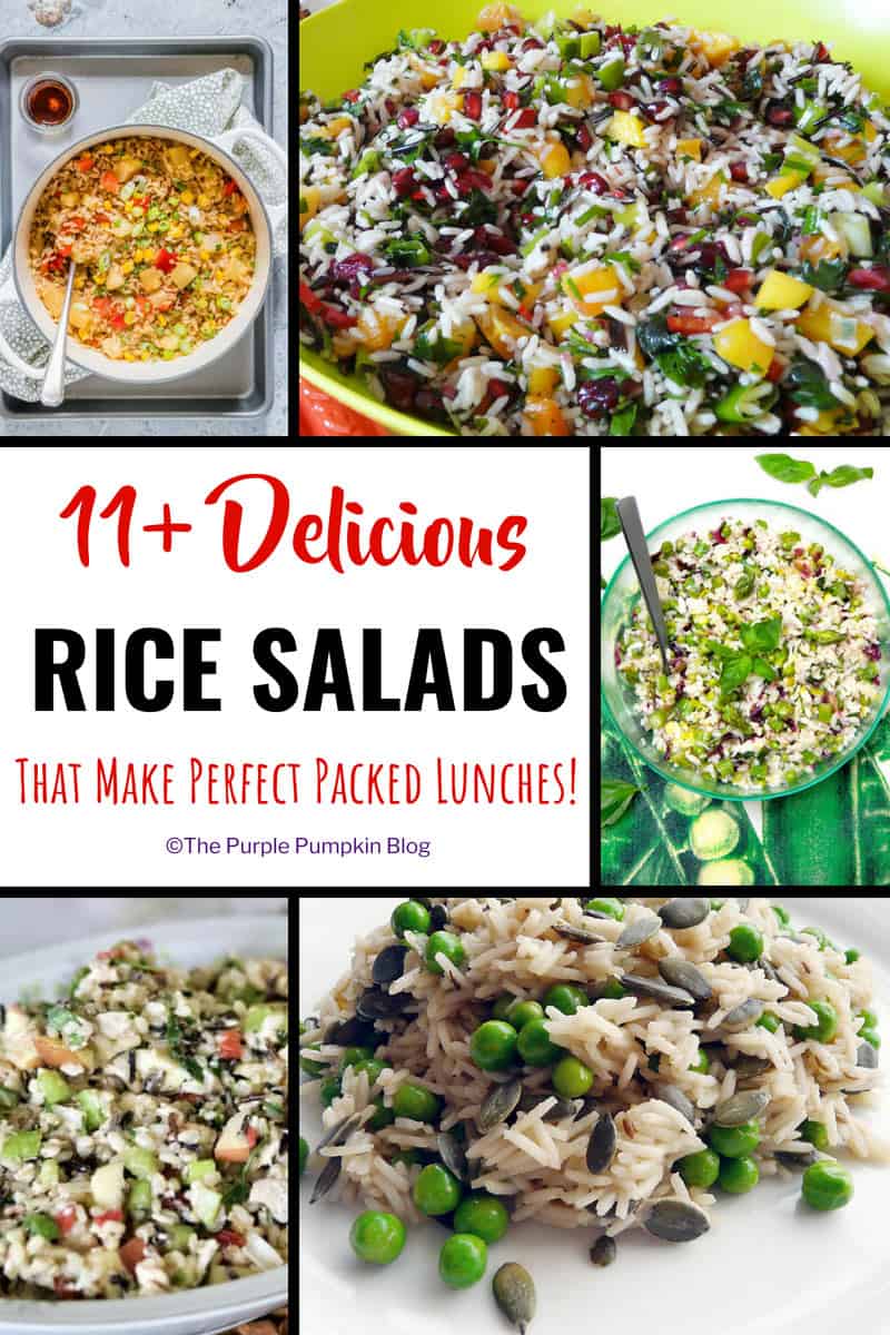 Do you find yourself having the same food for lunch, day in, day out? Stuck for ideas of what to prepare for packed lunches for work? You've hit the right spot on the internet because here are 11+ delicious rice salads that can be kept in a packed lunch box or mason jar to take on the go.