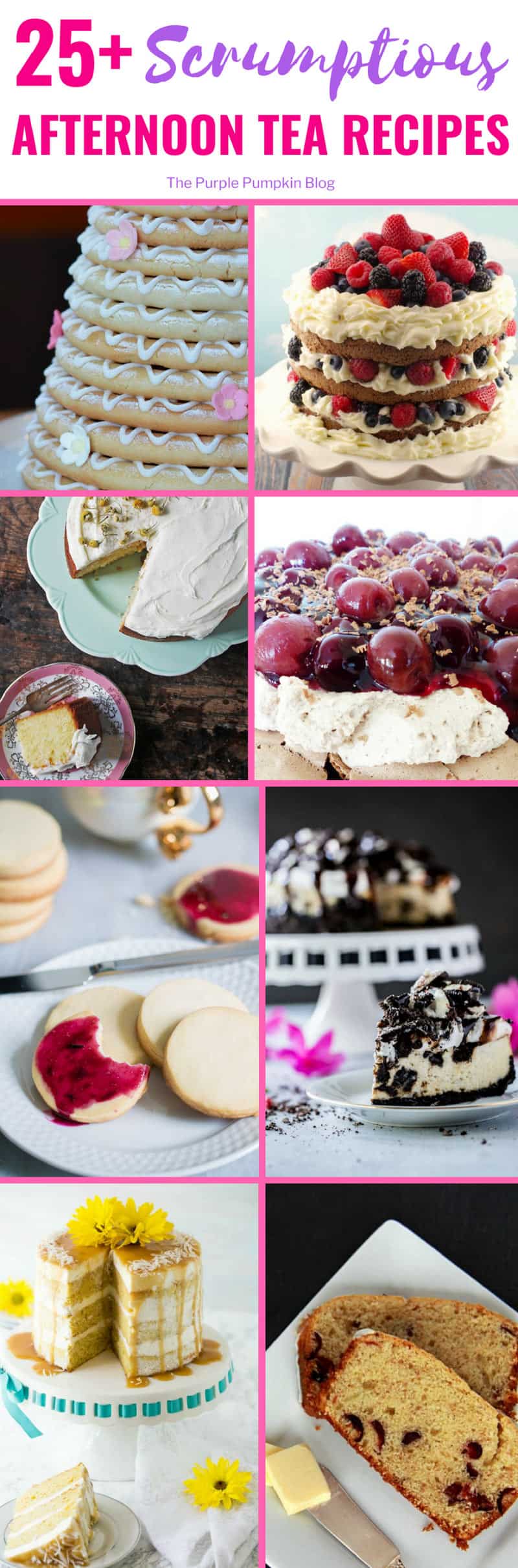 25+ Scrumptious Afternoon Tea Recipes... What is there not to love about #AfternoonTea? Dainty finger sandwiches, scrumptious cakes, crumbly biscuits, and scones with lashings of clotted cream and jam? Not forgetting a hot pot of tea, or a glass of fizz if you're feeling fancy! You'll find so many delicious #AfternoonTeaRecipes on this blog!
