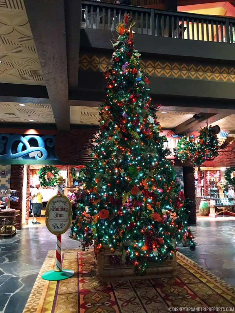 Disney's Polynesian Resort Christmas Tree