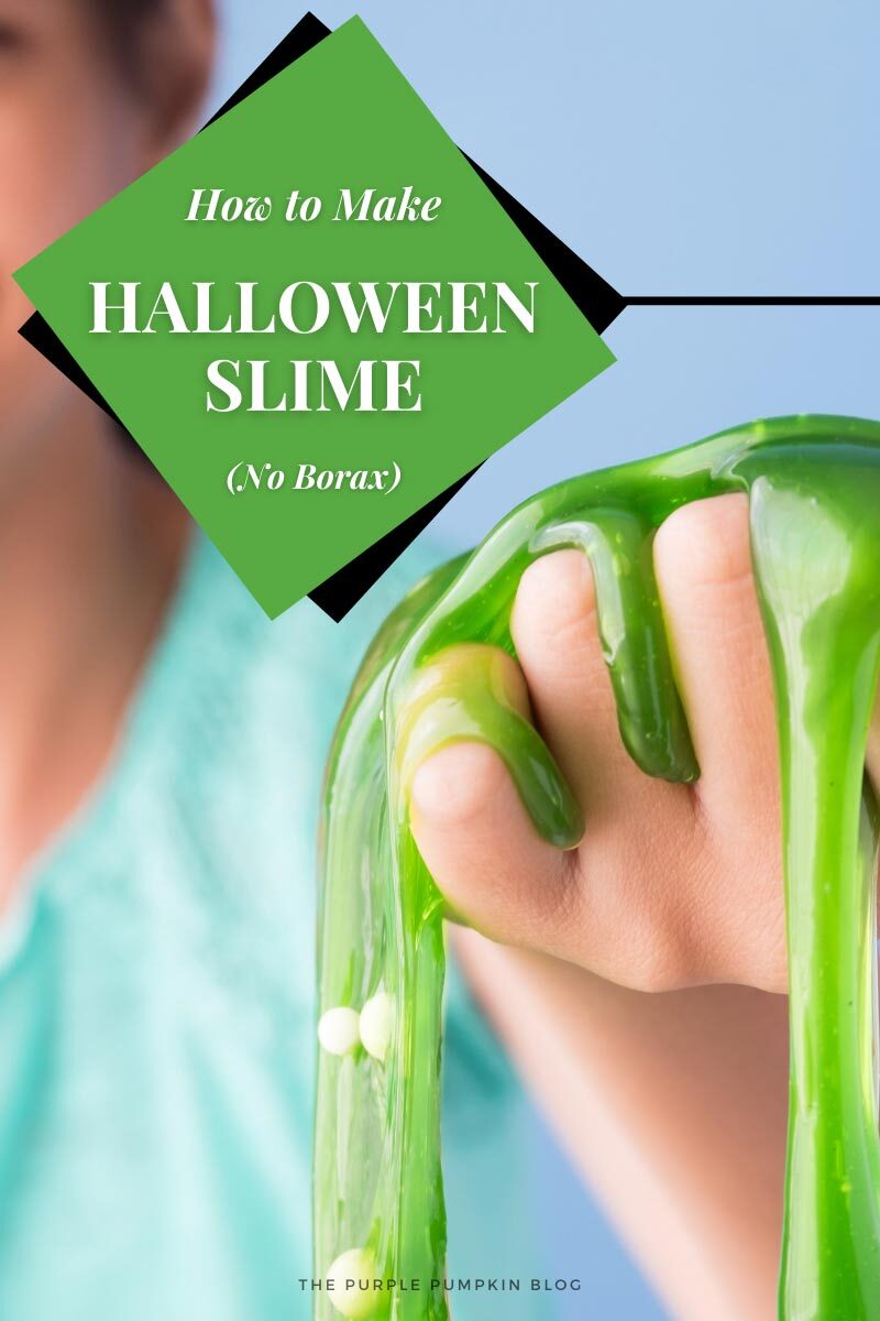 How To Make Halloween Slime (No Borax)