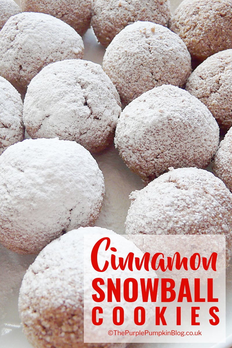 These Cinnamon Snowball Cookies are so quick and easy to make, taste delicious and are also gluten-free and dairy-free. A yummy festive sweet treat!