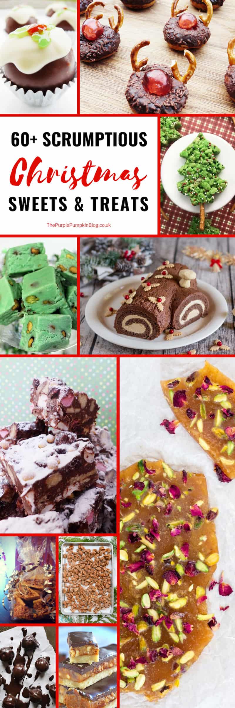 Christmas is a time to eat, drink and be merry, and there are 60+ Scrumptious Christmas Sweets + Treats to help you on your way! With delicious truffles, fudge, candies, and more! There are also a selection of gluten-free, dairy-free, sugar-free, vegan, paleo, keto, and low-carb recipes so there really is something for everyone to enjoy!