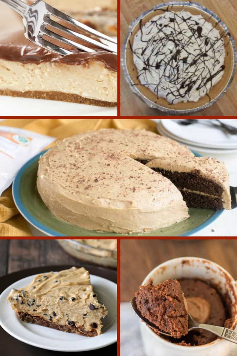 Do you love peanut butter? Do you love cake? Well, you're going to love this selection of yummy Peanut Butter Cakes & Pies! This roundup of peanut butter recipes include peanut butter cakes that are dairy-free, egg-free, gluten-free, and low-carb! There are no-bake cakes, cheesecake, and peanut butter pie recipes, as well as baked goods. Peanut butter lovers need to pin this now! #PeanutButterCakes #PeanutButterRecipes #PeanutButterPies #ThePurplePumpkinBlog