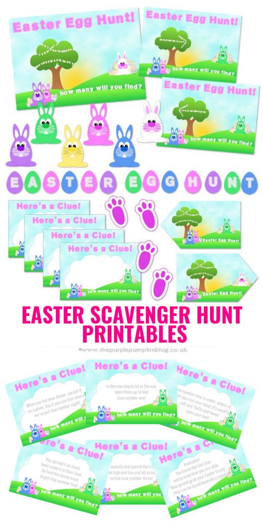 Free Easter Scavenger Hunt Printables