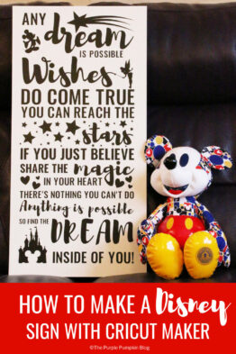 Disney Cut Sign How To Make A Wooden Disney Sign With A Cricut Maker