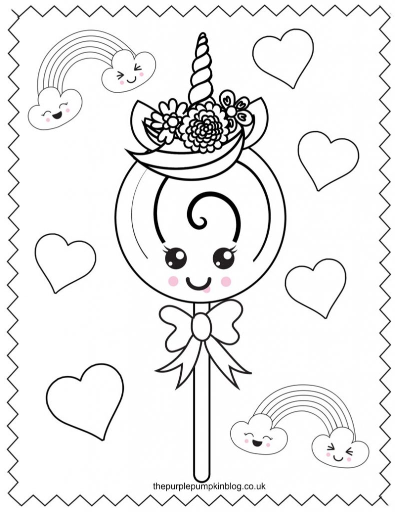 Super Sweet Unicorn Coloring Pages Free Printable Colouring Book