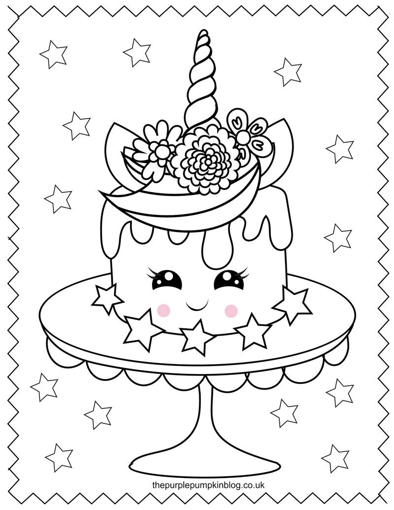 Super Sweet Unicorn Coloring Pages   Free Printable Colouring Book