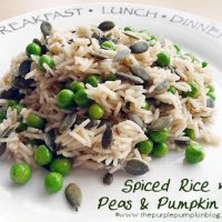 Spiced Rice with Peas & Pumpkin Seeds
