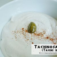 Tachinosalata - a Sesame Dip