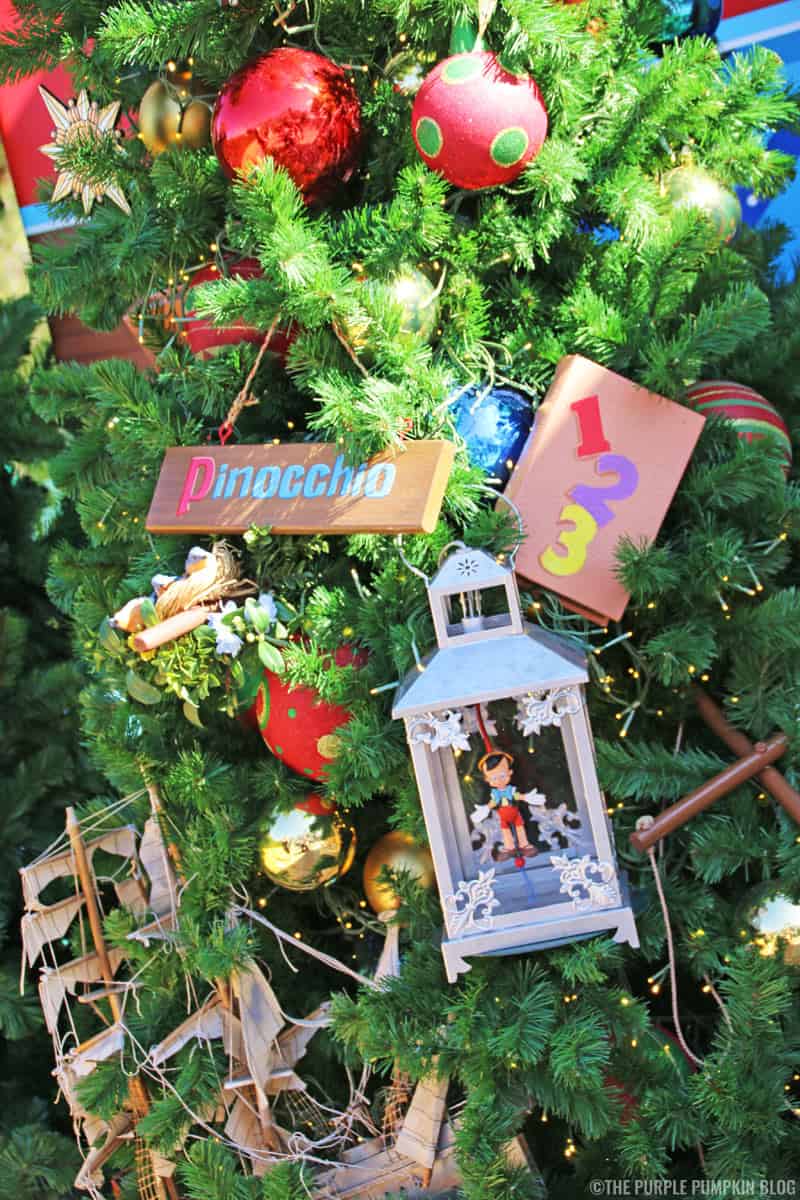 Pinocchio Christmas Tree at Disney Springs Christmas Tree Trail
