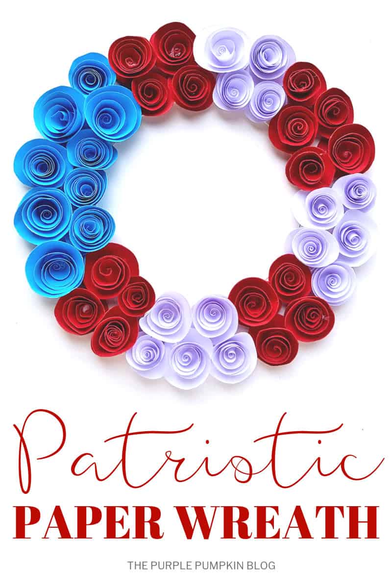 Patriotic Paper Wreath