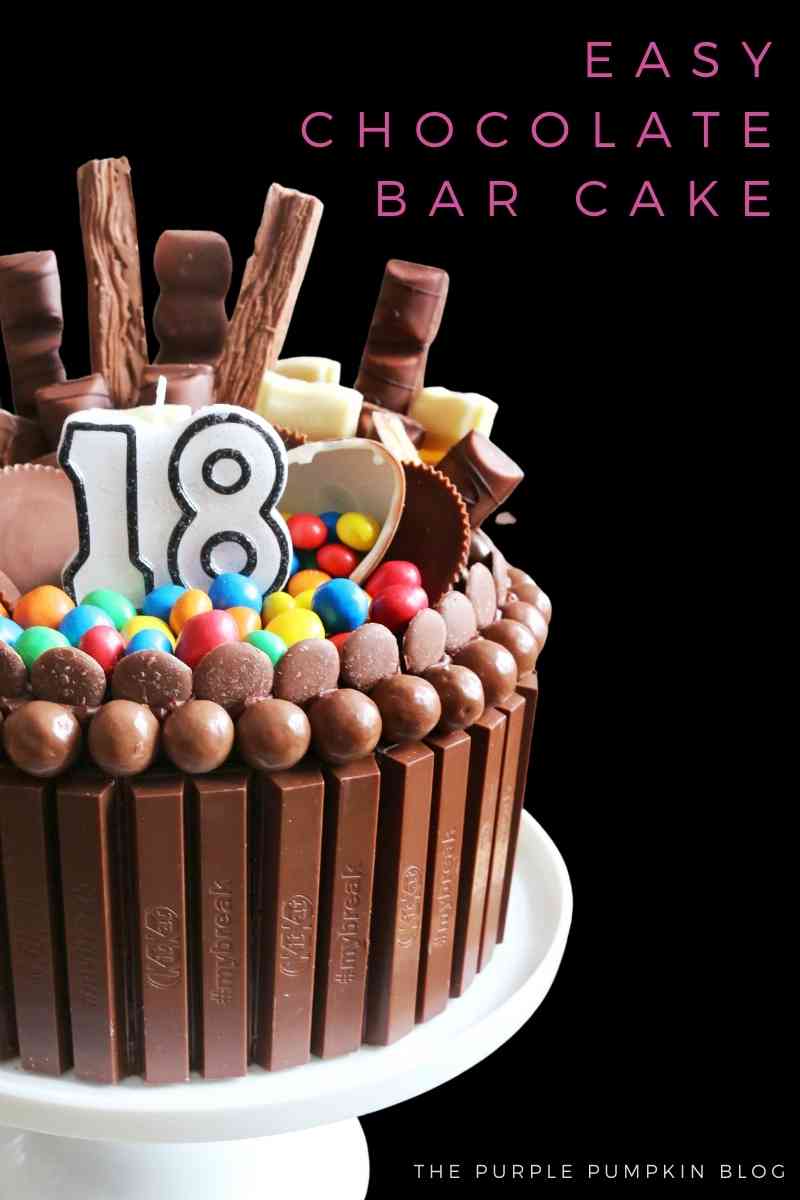 Chocolate Candy Cake | Chocolate candy cake, Fruity cake, Candy bar cake