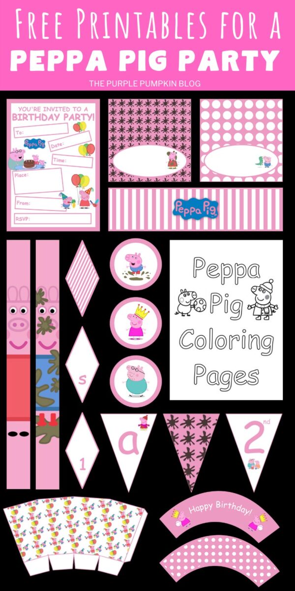 Peppa Pig Party Printables + Fun Party Ideas