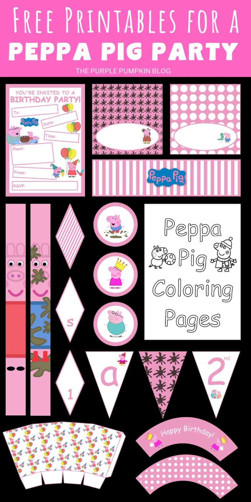 Peppa Pig Party Printables + Fun Party Ideas