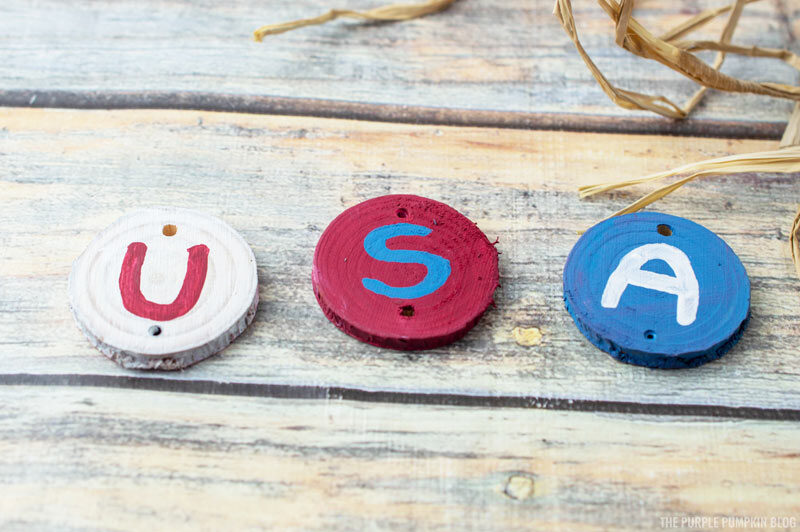 Painting on the letters